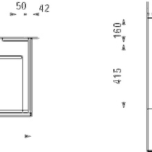 Laufen Palomba 4.0720.2.180.220.1 49.5х79.5 Тумба для раковины 49,5x79,5x59 см, Швейцария - фото 1 - фото 2
