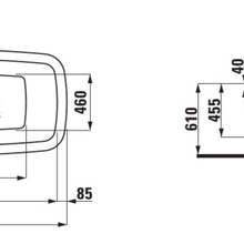 Laufen Palomba 2.3180.0.000.000.1 180x90 см   с каркасом, свободно стоящая, с панельной обшивкой, Акриловая ванна 180x90x61 см, Швейцария - фото 1 - фото 3