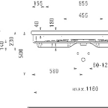 Laufen Palomba 8.1480.6.000.104.1 120 Раковина 50x120x15,5 см, Швейцария - фото 1 - фото 3