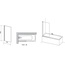 Ravak Pivot 79840300Z1 PVS1-80 черный + Транспарент Шторка для ванны 80x140 см, Чехия - фото 2