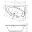 Riho Lyra B021001005 153x100 правая Акриловая ванна 153x100x47 см, Нидерланды - фото 4
