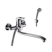 Rossinka B B35-34 для ванны с длинным изливом Смеситель для ванны с душем, Россия - фото 1 - фото 1