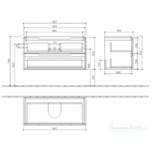 Villeroy boch subway тумба