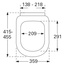Villeroy&Boch Subway 9M55S101 С микролифтом петли хром Крышка-сиденье 45,5x35,9x4 см, Германия - фото 7