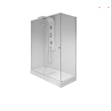 Vitra Enjoy 58830212000 3XL 150x80 U-образная стена стекло прозрачное/хром Душевая кабина 80x150x220 см, Россия - фото 1 - фото 1