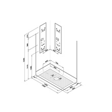 Vitra Enjoy 58830122000 3XL 150x80 L-образная стена стекло прозрачное/хром Душевая кабина 80x150x220 см, Россия - фото 1 - фото 2