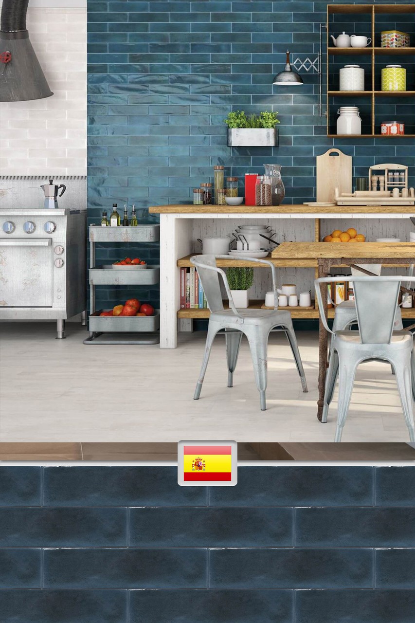 Интерьер кухни со столешницей из керамической плитки – красота в простоте