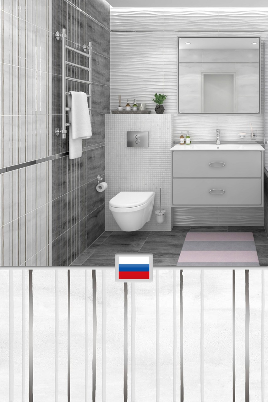 Дизайн ванной комнаты с плиткой: тенденции, стильные решения 2023 с фото-примерами