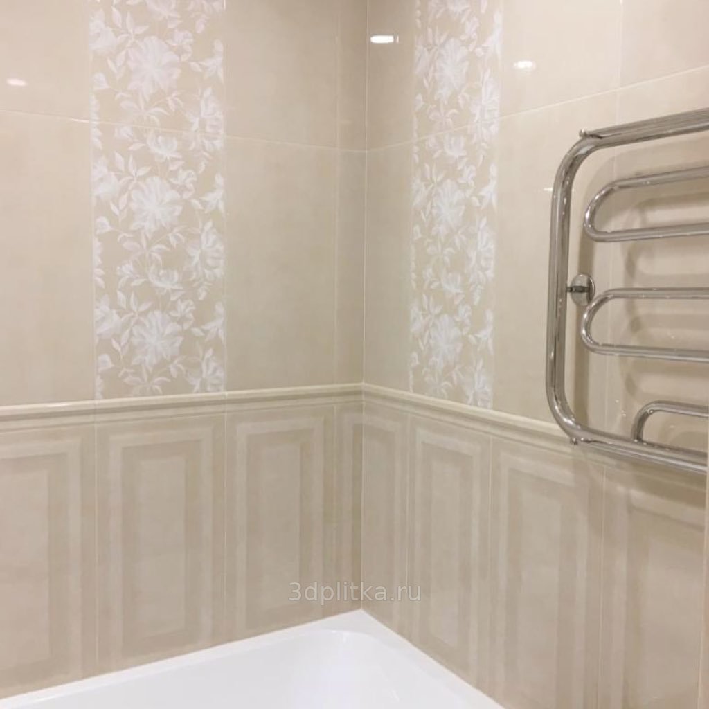 Отзыв о Kerama Marazzi Каподимонте: отделка бежевой плиткой для ...