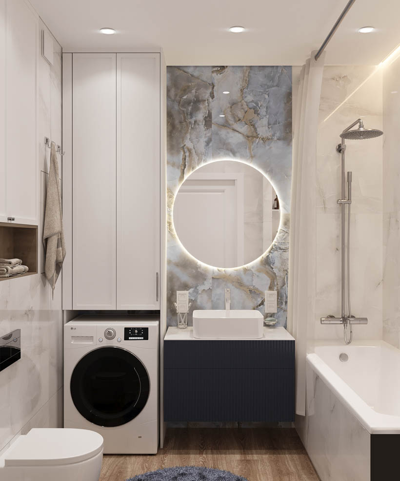 Примеры дизайна ванных комнат в современных стилях | подборка интерьеров с фото