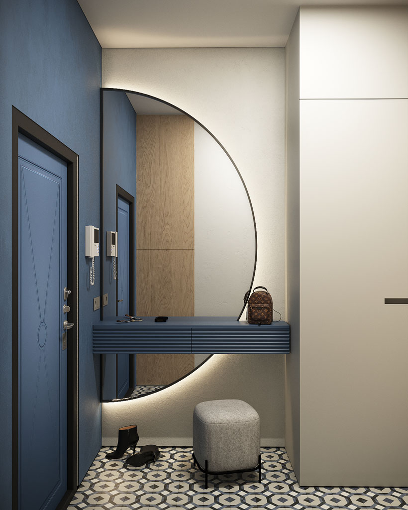 Дизайн интерьера прихожей в квартире - фото холла и коридора