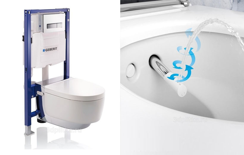 как выбрать унитаз подвесной с функцией биде современный